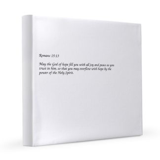 Romans 15:13 Religious Scripture 12x12 Canvas Print