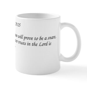 Proverbs 29:25 Trust in the Lord 11 oz Ceramic Mug