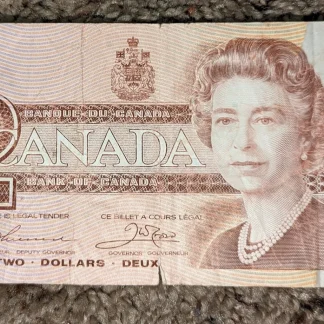 Canada 1986 2 Dollar Bill