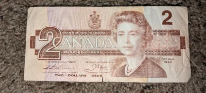 Canada 1986 2 Dollar Bill