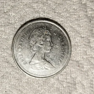 1988 Canada 25 Cents Quarter Circulated Coin