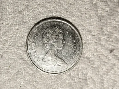 1988 Canada 25 Cents Quarter Circulated Coin