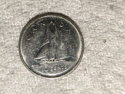 1973 Canada 10 Cents Circulated Coin