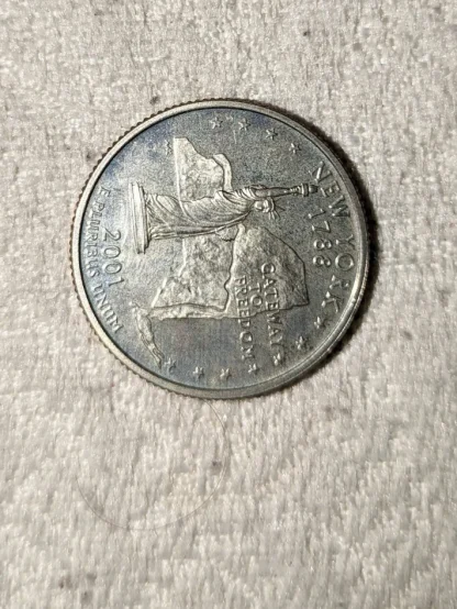 2001 S New York State Quarter