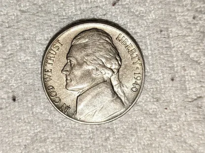 1940 D Jefferson Nickel