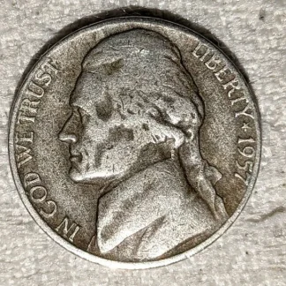 1957 D Jefferson Nickel