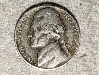 1957 D Jefferson Nickel