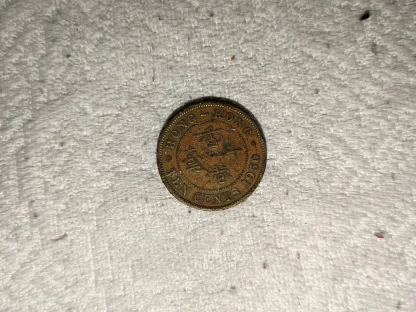 Hong Kong 10 Cents 1950 Circulated Coin