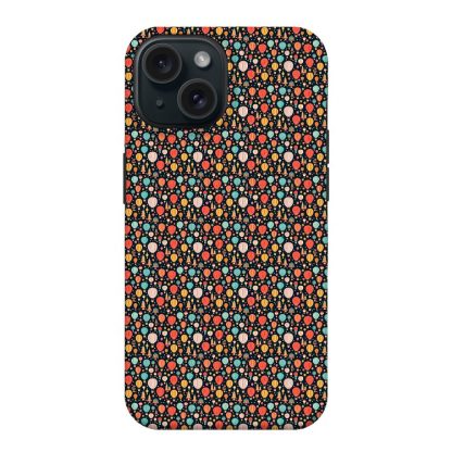 Fun Hot Air Balloon Pattern iPhone 15 Tough Case