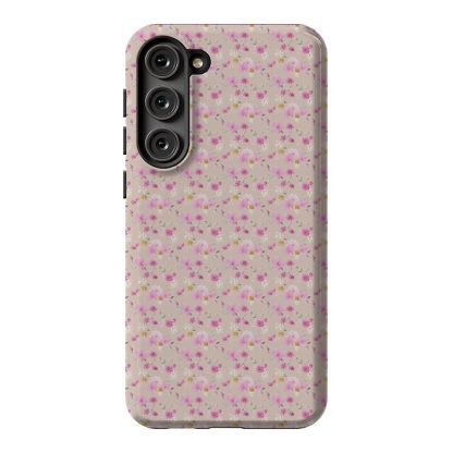 Colorful and Pretty Flower Design Samsung Galaxy S23+ Tough Case