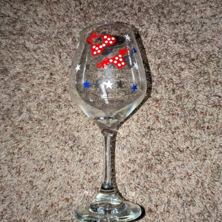 Bikini Summer Vinyl Decal Wine Goblet