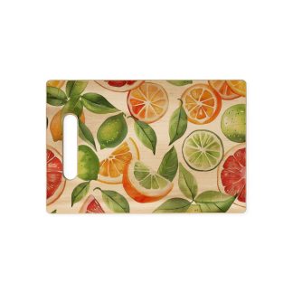 Orange, Lime and Grapefruit Citrus Wood Cutting Board