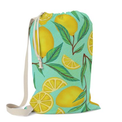 Lemons on Branches Laundry Bag