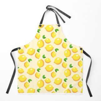 Lemons Pattern Apron