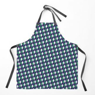 Stripes and Colors Abstract Pattern Apron