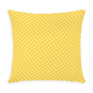 Yellow Dot Pattern Outdoor Pillow