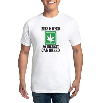 Beer & Weed So The Ugly Can Breed Men's Eco Sport T-Shirt