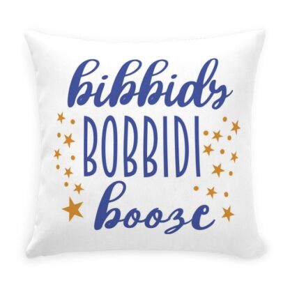 Bibbidy Bobbidi Booze Throw Pillow with Zipper