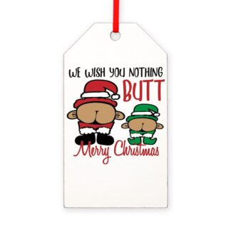 Nothing Butt Gift Tag Ornament