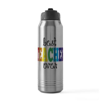 Best Teacher Ever 30 oz Stainless Steel Water Bottle