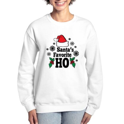 Santa's Favorite Ho Women's Crewneck Sweatshirt