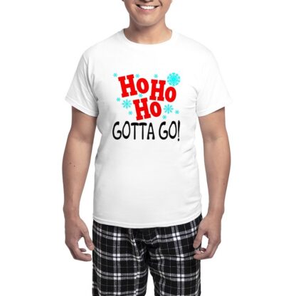 HO HO HO GOTTA GO Men's Pajamas