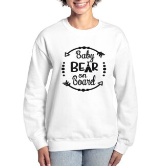 Baby Bear On Board Women's Crewneck Sweatshirt