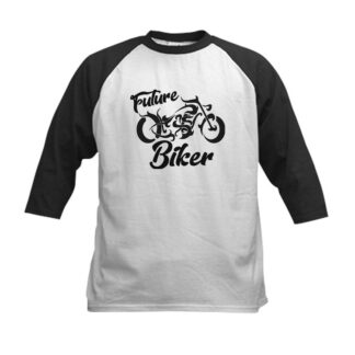 Future Biker Kids Baseball T-Shirt