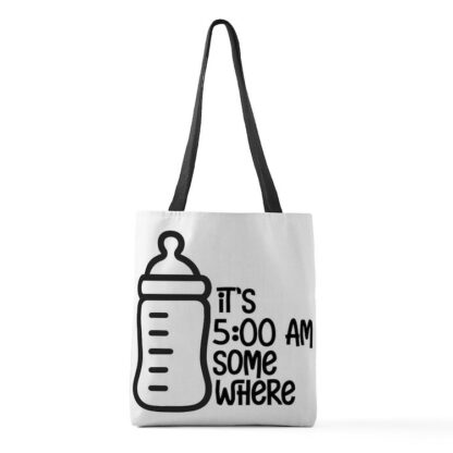 IT'S 5 AM SOMEWHERE Medium Tote Bag