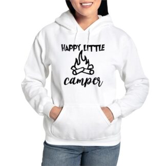 HAPPY LITTLE CAMPER Women's Hooded Sweatshirt