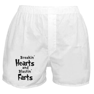 BREAKIN HEARTS & BLASTIN FARTS Men's Boxer Shorts