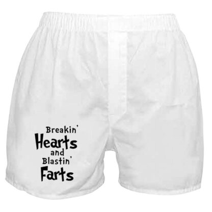 BREAKIN HEARTS & BLASTIN FARTS Men's Boxer Shorts