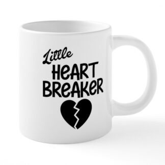 LITTLE HEART BREAKER 20 oz Ceramic Mega Mug