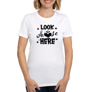 LOOK WHOSE HERE Women's Eco Sport T-Shirt