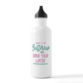 Suck It Up Buttercup & Drink Your Water 1.0L Stainless Steel Water Bottle