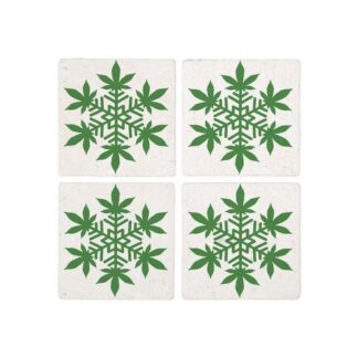 Cannabis Flower Coasters