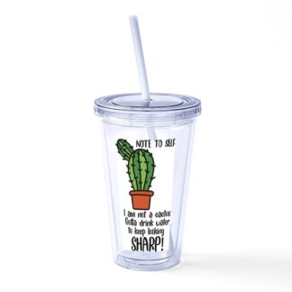 I Am Not A Cactus Straw Tumbler