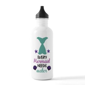 Every Mermaid Needs Water 1.0L Stainless Steel Water Bottle