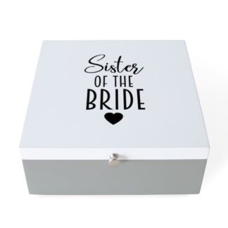 Sister of the Bride Jewelry Box