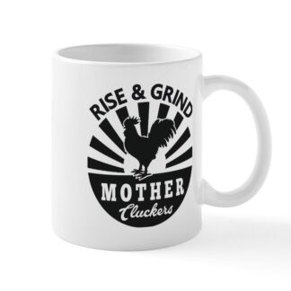 Rise & Grind 11 oz Ceramic Mug