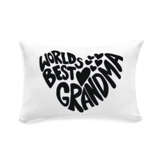 World's Best Grandma Rectangular Throw Pillow