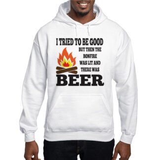 I Tried To Be Good Men's Hooded Sweatshirt