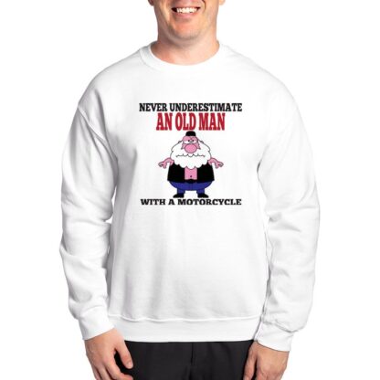 Never Underestimate An Old Man Men's Crewneck Sweatshirt