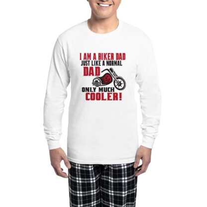 Biker Dad Men's Long Sleeve Pajamas