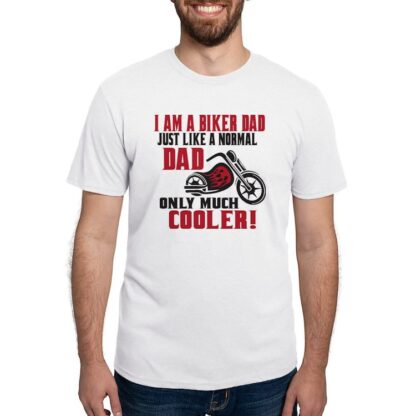 Biker Dad Men's Deluxe T-Shirt