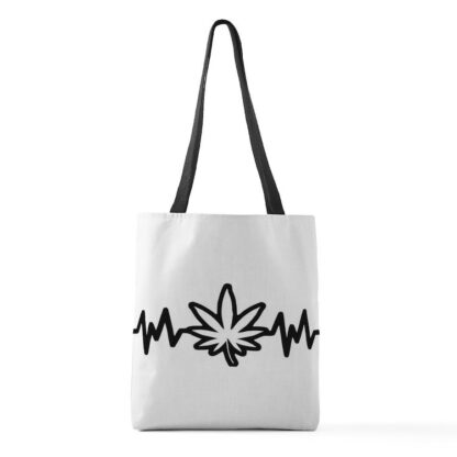 WEED HEARTBEAT Medium Tote Bag