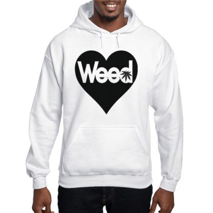 WEED HEART Men's Hooded Sweatshirt