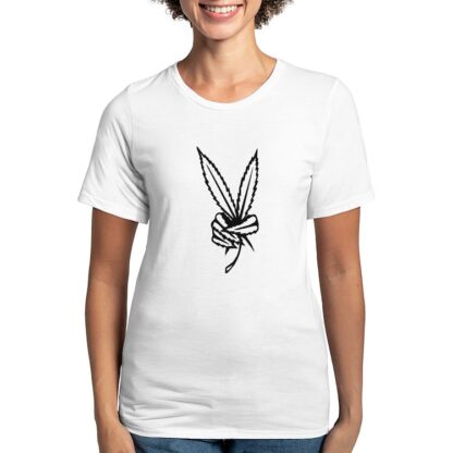 MARIJUANA PEACE Women's Deluxe T-Shirt