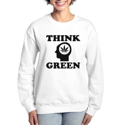 THINK GREEN Women's Crewneck Sweatshirt