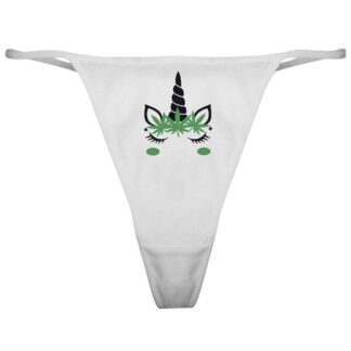 CANNABIS UNICORN Women’s Thong Panties